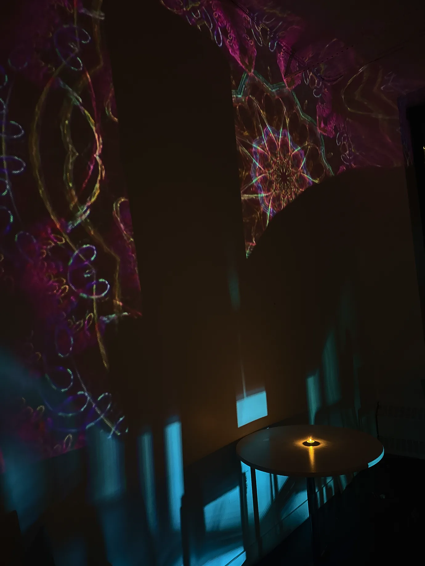 Bloom mandala installation: process and explorations