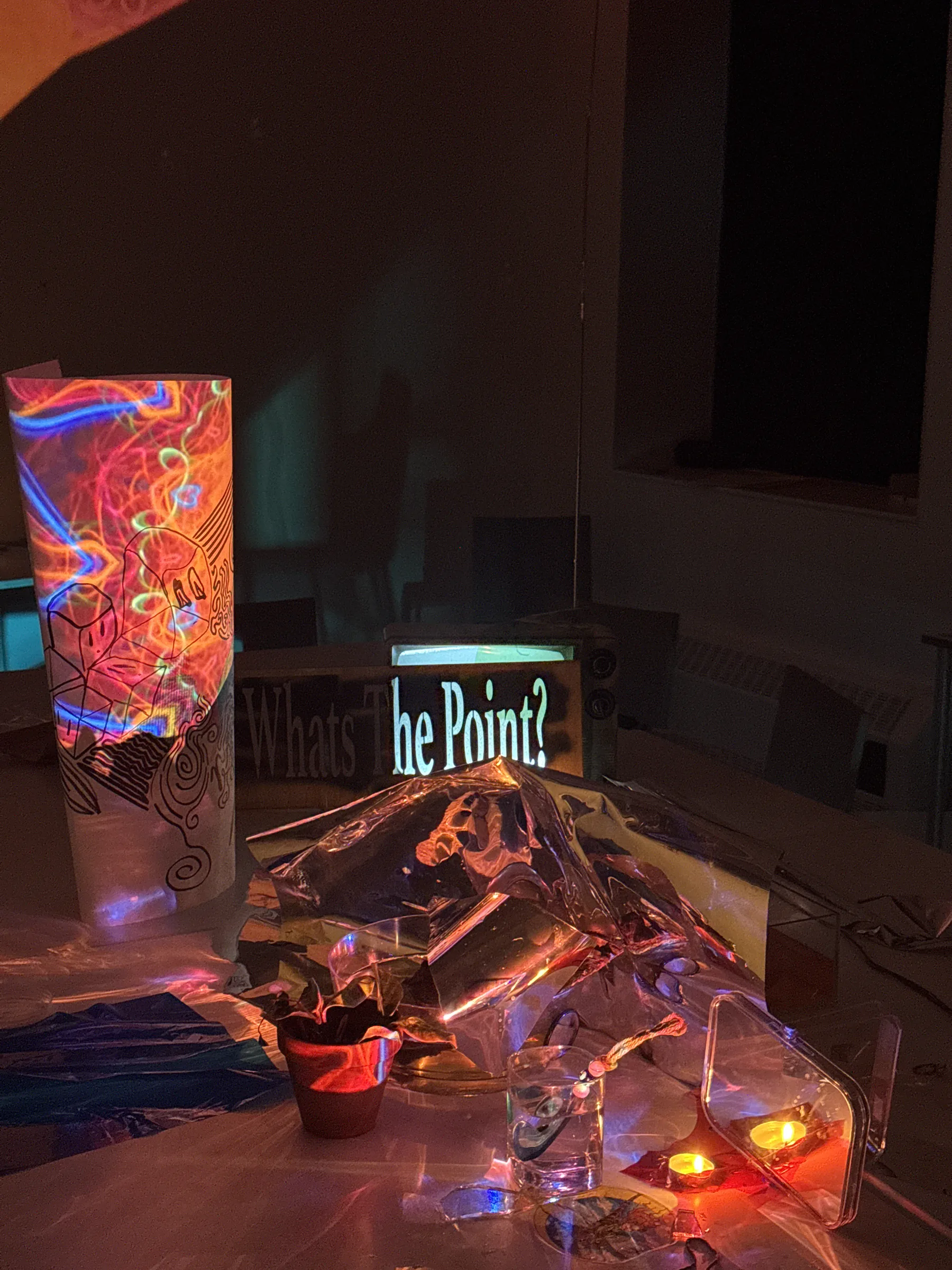 Bloom mandala installation: process and explorations