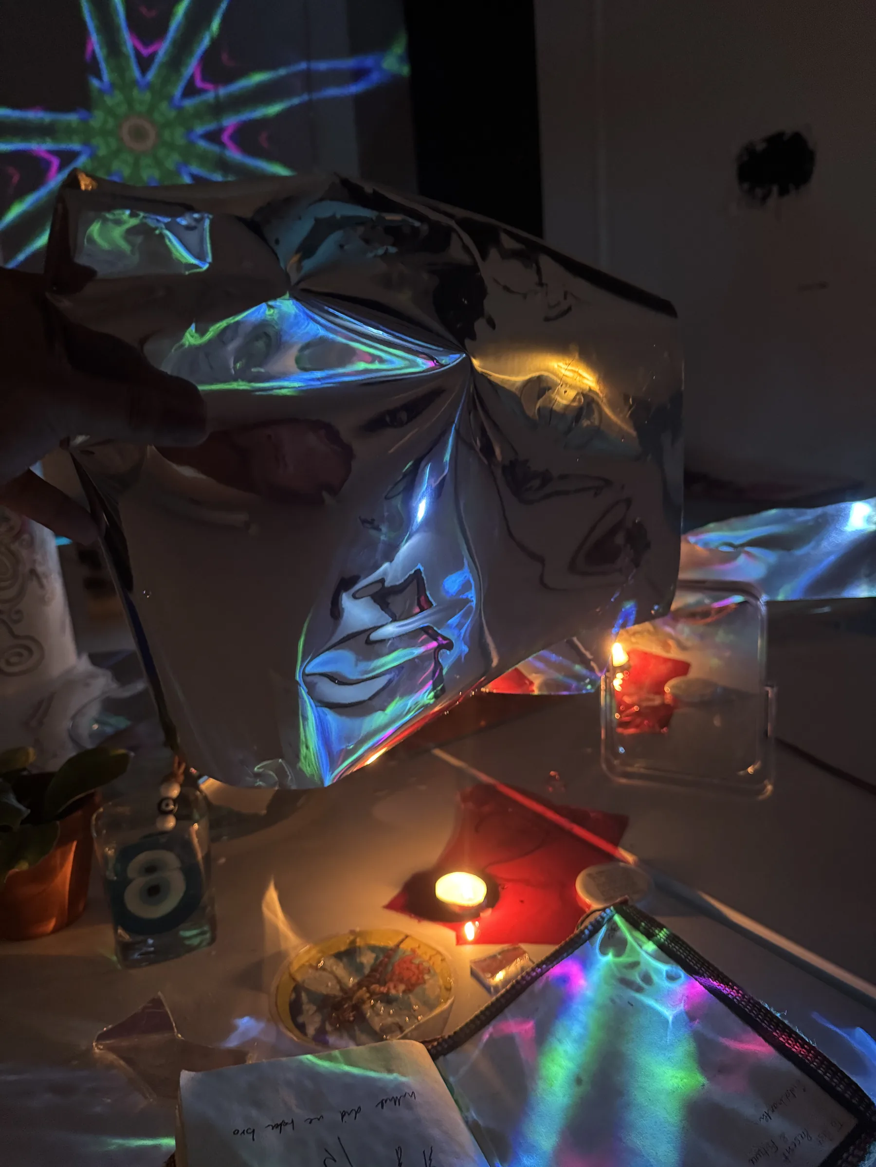 Bloom mandala installation: process and explorations