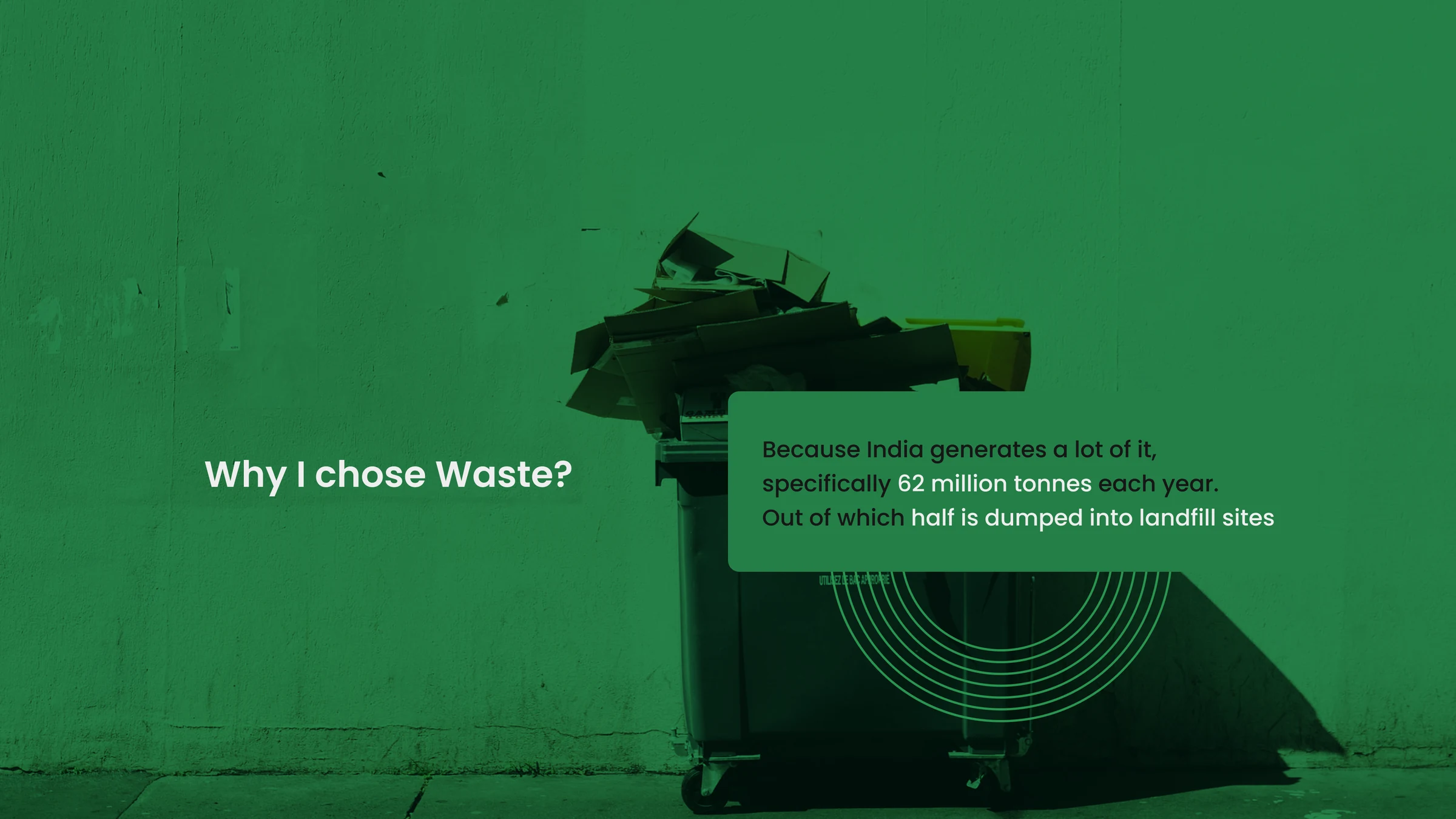 Why I chose waste: India generates 62 million tonnes a year, half of it dumped into landfill sites