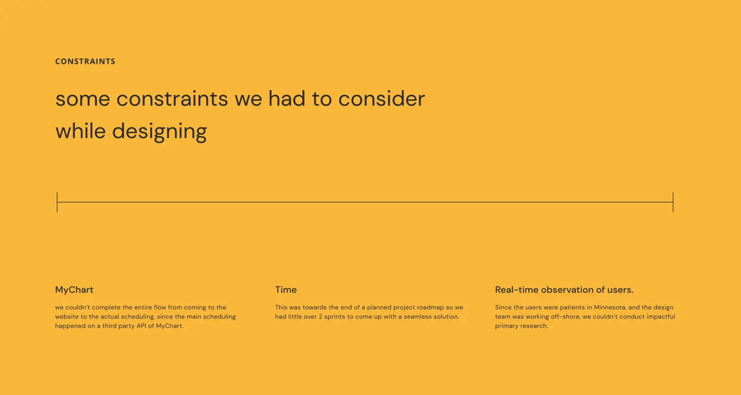 Project constraints