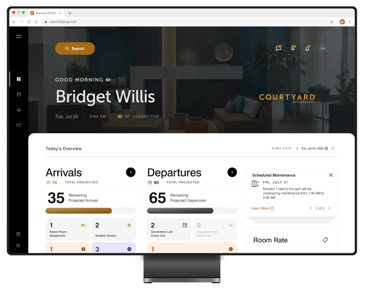 SPOG on desktop browser