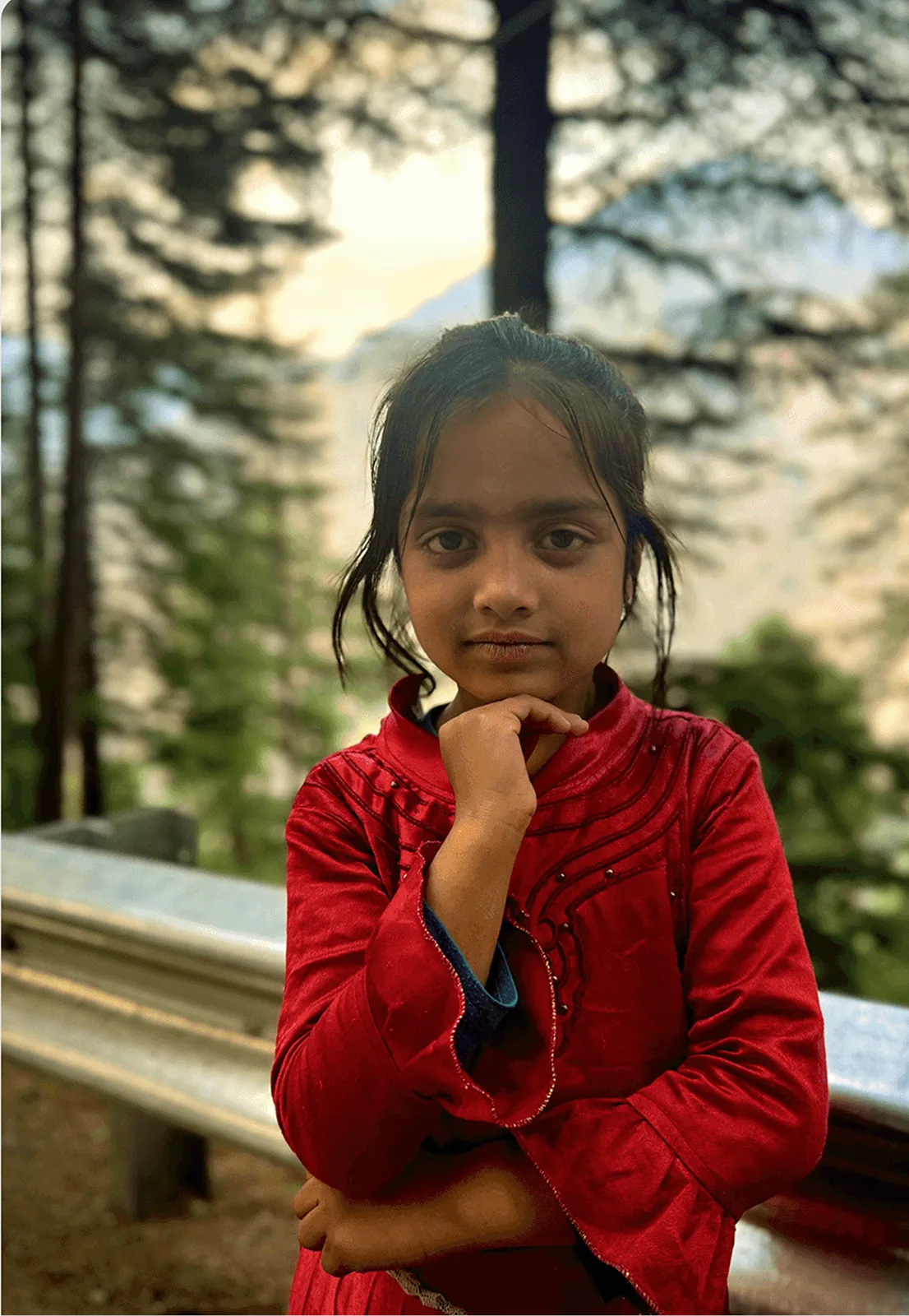 A girl in Himachal